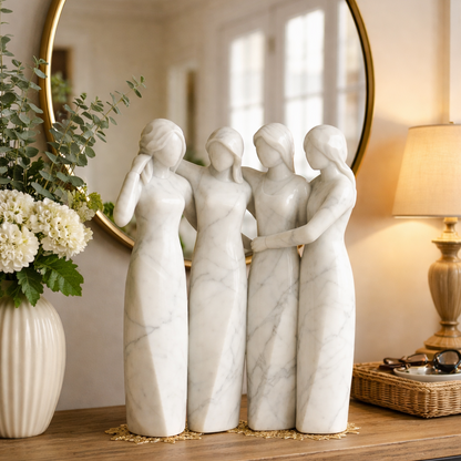 🔥LAST DAY 49% OFF❤️Sisters by My Side, Celebrates Friendships Three Sisters Sculpture