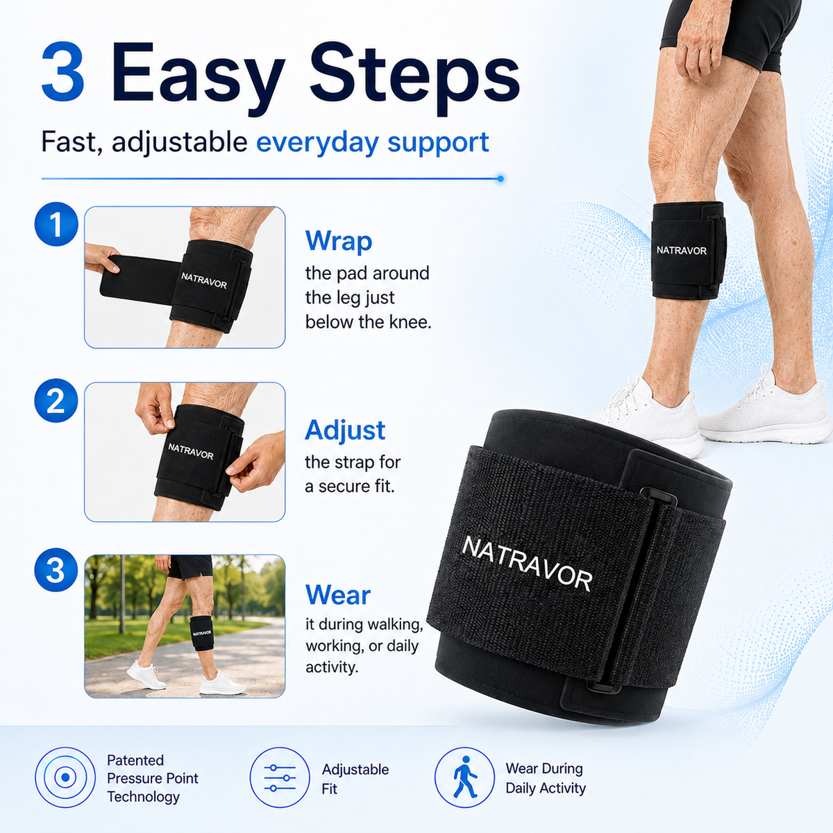 NATRAVOR® Sciatica Pain Relief Acupressure Pad