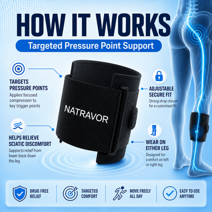 NATRAVOR® Sciatica Pain Relief Acupressure Pad
