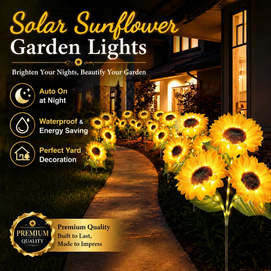🔥Hot Sale 49% off🌟🌻 2026 UPGRADED Solar Sunflowers