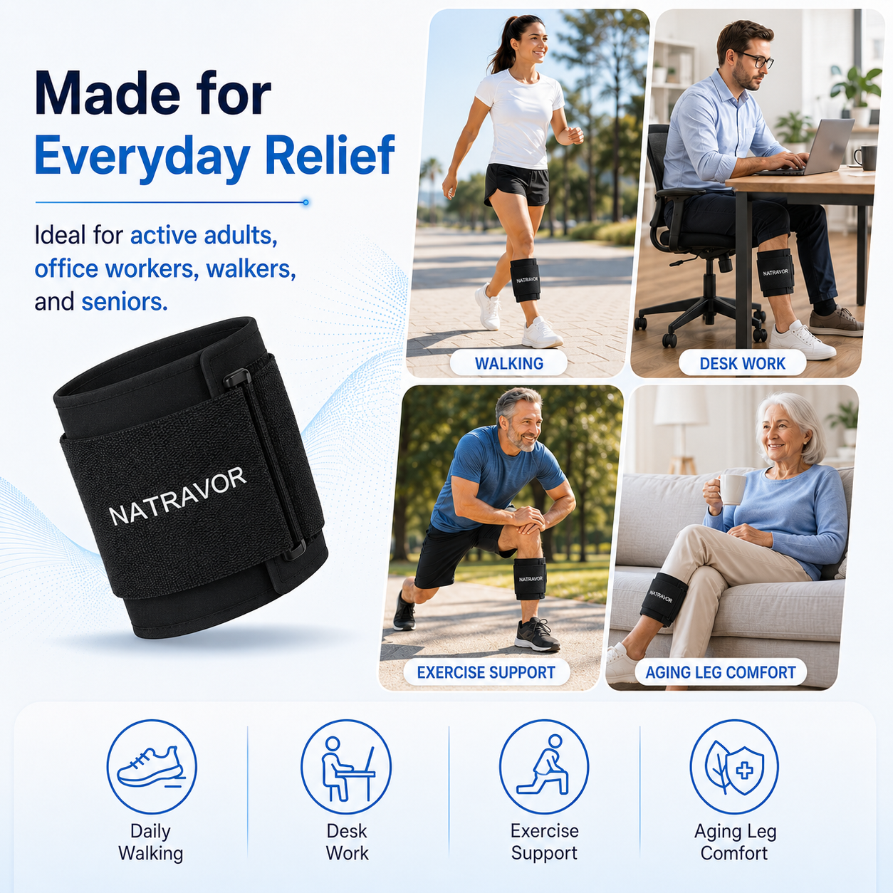 NATRAVOR® Sciatica Pain Relief Acupressure Pad