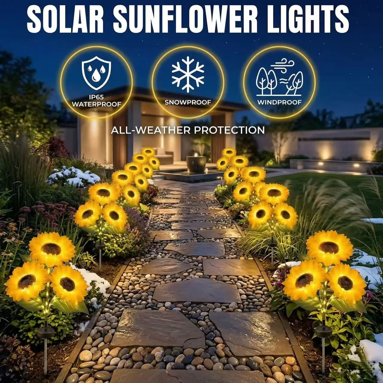 🔥Hot Sale 49% off🌟🌻 2026 UPGRADED Solar Sunflowers