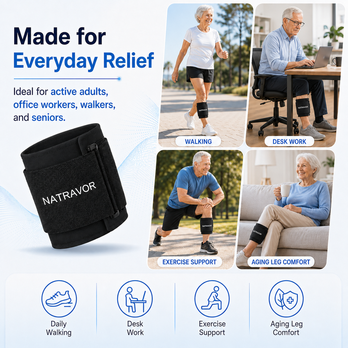 NATRAVOR® Sciatica Pain Relief Acupressure Pad