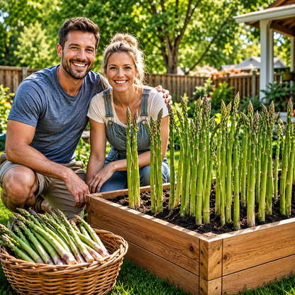 Grow Fresh Organic Asparagus at Home 🌱