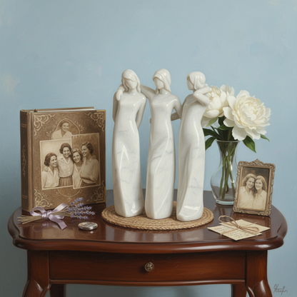 🔥LAST DAY 49% OFF❤️Sisters by My Side, Celebrates Friendships Three Sisters Sculpture