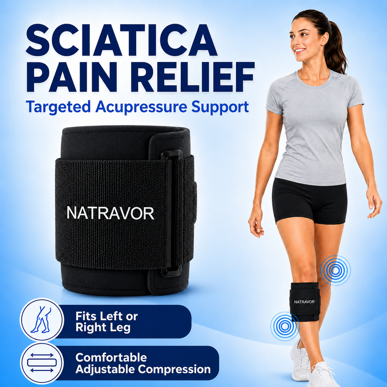 NATRAVOR® Sciatica Pain Relief Acupressure Pad