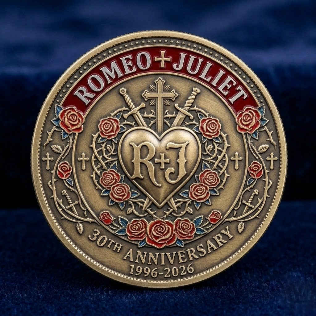 Romeo + Juliet (1996) 30th Anniversary Commemorative Coin — A Tribute to Cinema’s Peak Romance