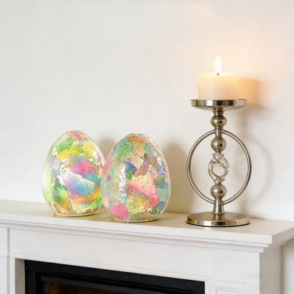 LAST CHANCE Easter decor 🐣✨ Illuminated Mosaic Eggs