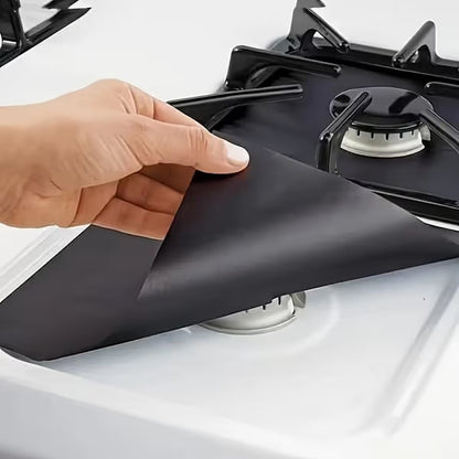 📢📢50% OFF !!⏰🎉 2026 Sale — Over 21,000 Sold! 🥘 Reusable Gas Stove Burner Liners♻️ (Set of 4)