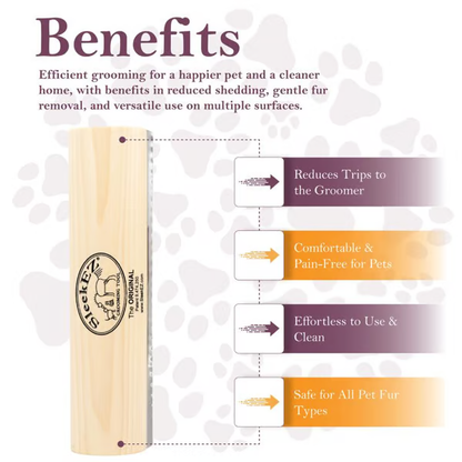 LAST DAY 49% OFF💥--SleekEZ Horse Brush for Shedding & Grooming, Deshedding Tool for Short & Long Haired Horses