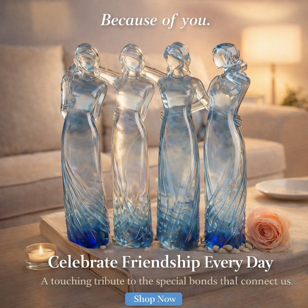 🔥Mother's Day Sale 49% Off🌊Sisters by My Side, Celebrates Friendships Three Sisters Sculpture
