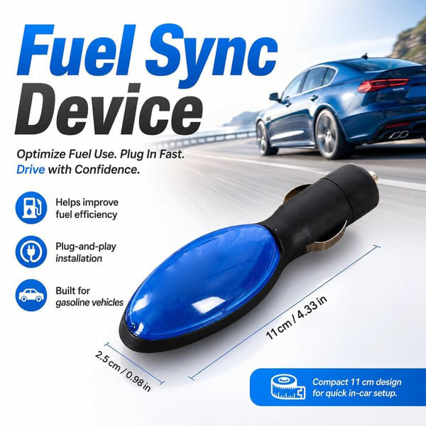 🚗 2026 New Upgrade FuelShark Fuel Sync Device – Automotive Gas Saver for Cars & Trucks, Spill Saver