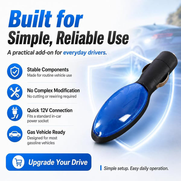 🚗 2026 New Upgrade FuelShark Fuel Sync Device – Automotive Gas Saver for Cars & Trucks, Spill Saver
