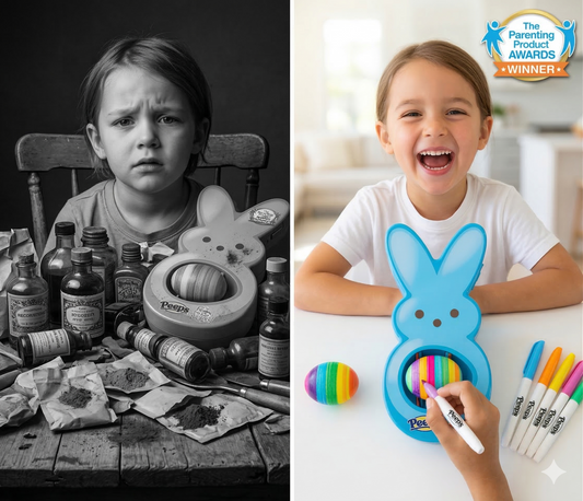 PEEPS® Bunny Eggmazing Decorator Kit: Mess-Free Easter Fun (6 Markers Included)