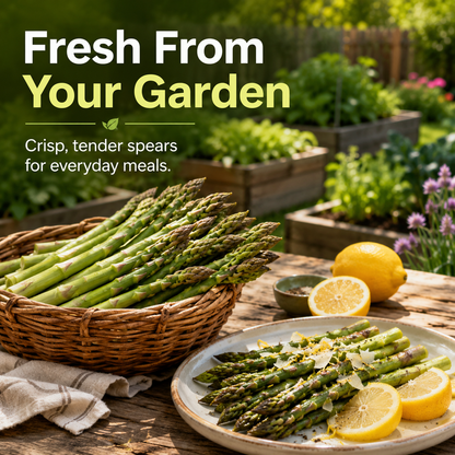 Grow Fresh Organic Asparagus at Home 🌱