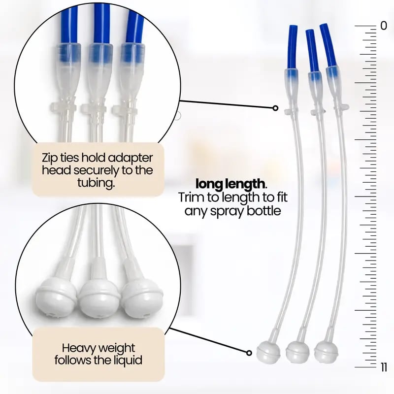 🔥Hot Sale 49% off🌟💦 3-Pack Universal Fit 360° Spray Bottle Adapter