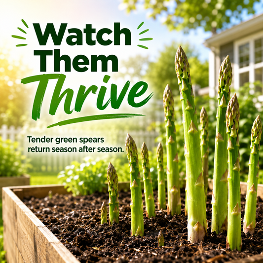 Grow Fresh Organic Asparagus at Home 🌱