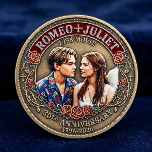 Romeo + Juliet (1996) 30th Anniversary Commemorative Coin — A Tribute to Cinema’s Peak Romance